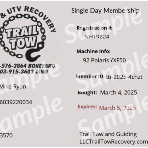 Single Day Membership