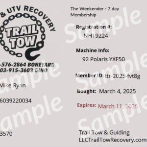 The Weekender – 7 day Membership